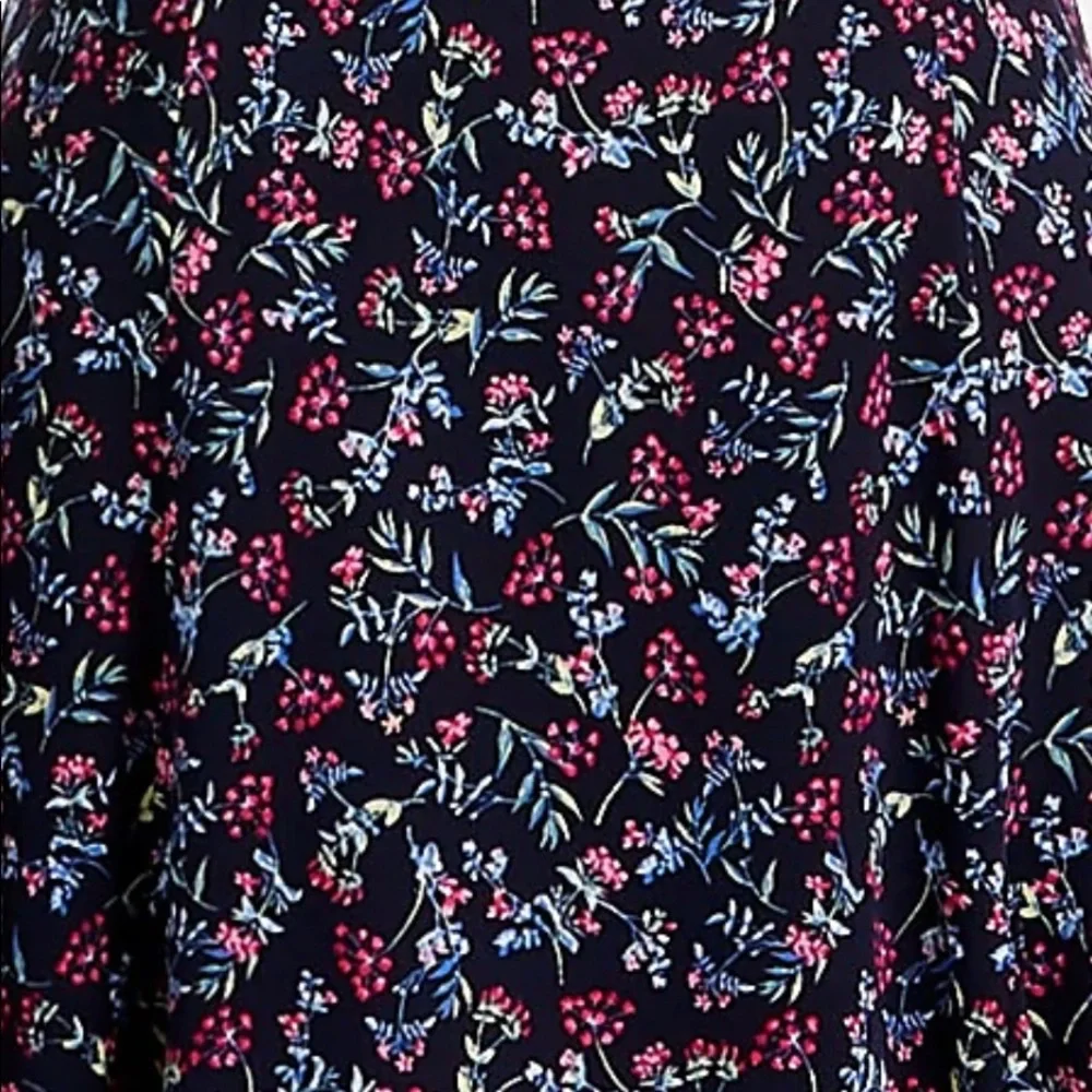 NWT J.Crew Ruffle Stretch Silk Dress in Wisp Floral